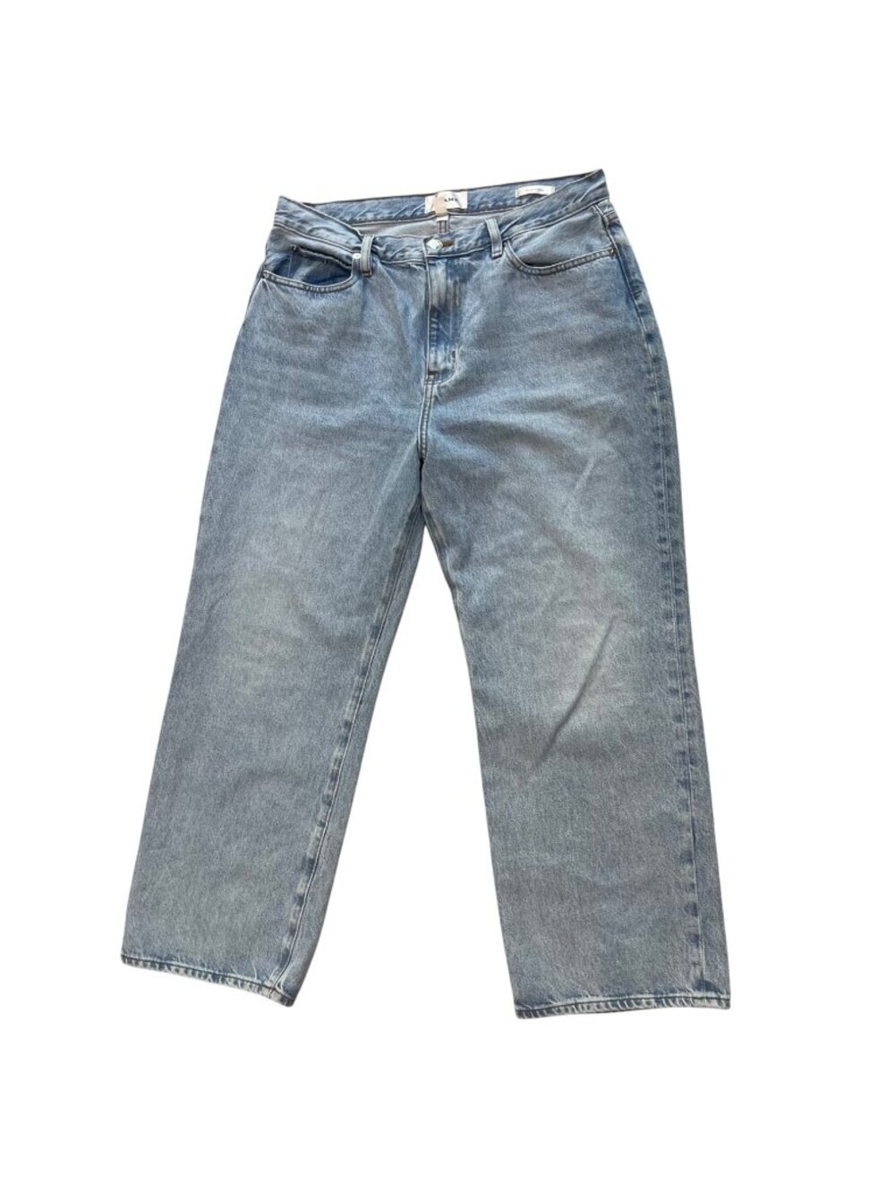 Frame Le Jane Crop Jeans‎ Women's Size 31 Willamette Color Regenerative Cotton